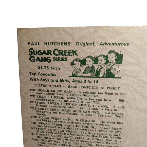 Mystery at Sugar Creek Paul Hutchens 1956 Eerdmans HB 7th YA Fiction Vintage - Picture 7 of 16